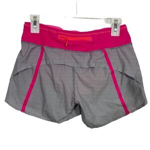 LuLuLemon Striped Turbo Run Speed Shorts